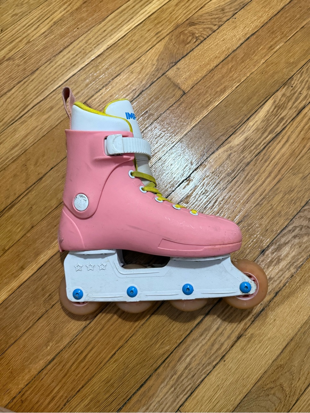 Impala Pink & Yellow Inline Roller Skates - Picture 9 of 10